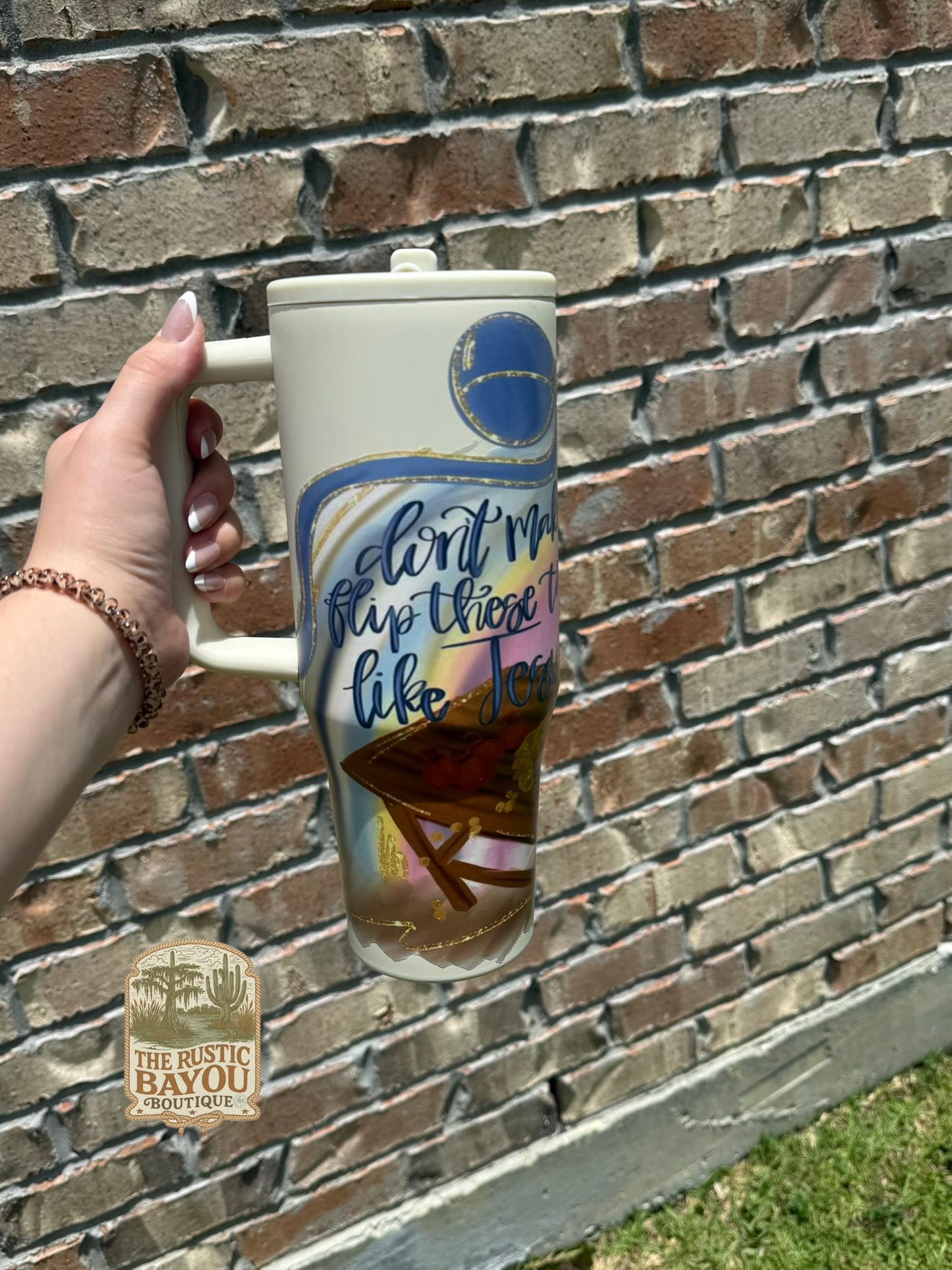 40oz leakproof tumbler!