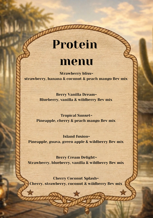 CLASSIC PROTEIN MENU